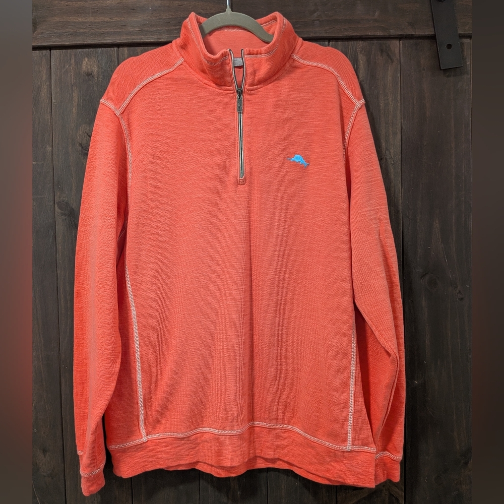 Tommy Bahama Tobago Bay Half Zip Sweater -size XL